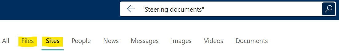 Switching to the sites vertical