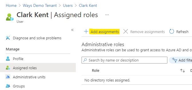 The Add assignments function