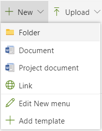 Create new document folder