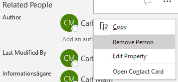 Remove related person