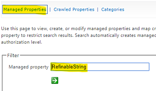 Search for managed properties