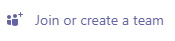 Click on the “Join or create a team” link